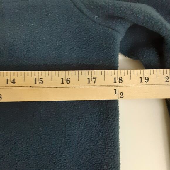 Vineyard Vines Fleece Pullover Quarter Zip Sweatshirt Navy Blue Women M Nautical - Picture 8 of 10